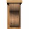Ekena Millwork Carmel Rough Sawn Corbel w/Backplate, Western Red Cedar, 6"W x 12"D x 12"H COR06X12X12CAR01RWR - alternate 4